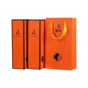 Elegant Handbag-Shaped Wine Gift Box for Spirits and Beverages