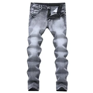 Calças Casuais Masculinas Stretch Slim-Fit Versão Coreana Calças de Pés Pequenos Pretas Calças Tapered Calças de Moda Calças Jogger