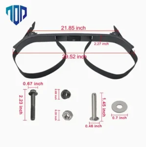 OEM 1013935 Golf Bag Attachment - Club Car DS Golf Cart Holder Bracket Rack - Fits 1987 & Up Models Manufacturer, Factory