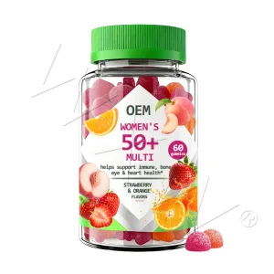 Custom Daily Women's Multivitamin Gummies with Probiotics for Immune Support