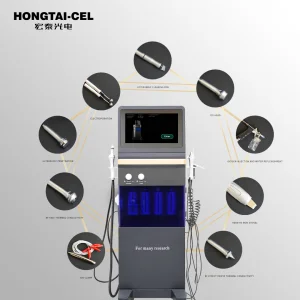 Salon-Grade Multifunctional Facial Machine Ion Electrophoresis + Thermal-Cryo Hammer + Oxygen Hydration