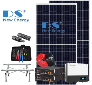 Home Solar Panel Product Kit PV Energy Mounting Supply off Grid Hybrid Inverter Solar Power System 5kw