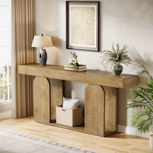 High Quality Polish Villa Entryway Modern Wooden Console Table