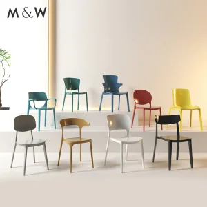 M&W Contemporary Furniture Guest Conference Visitor Training Folding Office Plastic Chair