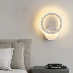 Triangle Decorative Led Wall Light Indoor Room Lighting Modern Simple Tricolor Led Wall Lamp