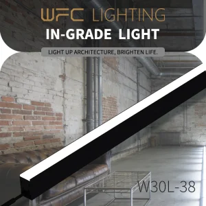 LED Linear In-Ground Stair and Step Light Aluminum &amp; Glass Body IP66 for Outdoor Garden Park Landscape Lighting
