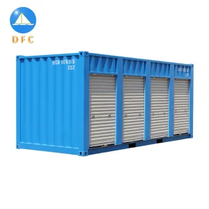 20ft Self Storage Shipping Container With Roll Up Doors Roller Shutter Side Opening Door Shipping Containers