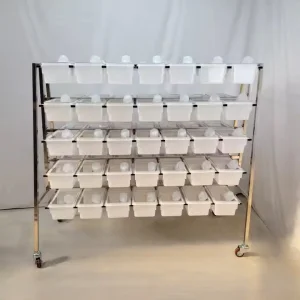 Ventilated Small Rodent Cage with Removable Tray