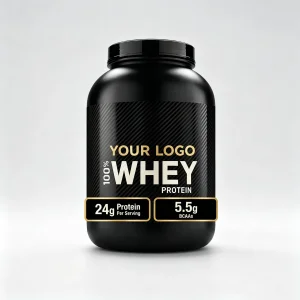 OEM Whey Protein Isolate Powder with Bcaa for Muscle Recovery Sports Nutrition