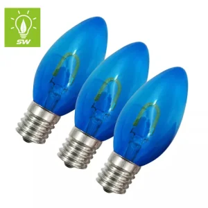 Lighting Filament Vintage Lamp C35/37 with Tail Candle Bulb Retro 4W 6W Golden Color Decorative LED Filament Bulb Light for Indoor