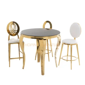 Outdoor Cafe Rope Woven Bar Stools