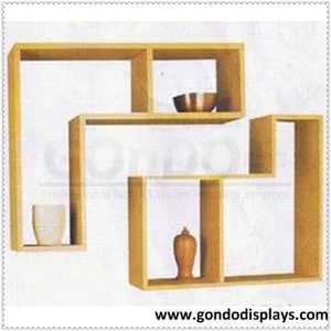 Custom Indoor Outdoor Bedroom Floating Creative Wall Hanging Decorative Shelf