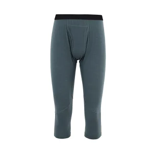 3/4 Length Comfortable Breathable Merino Wool Men Base Layer Pant