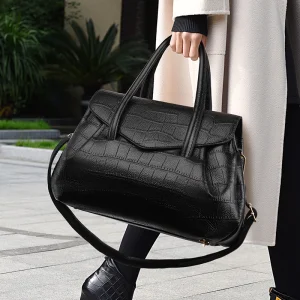 New Fashion Color Match Wholesale Vegan Pu Bags Tote Bag Shoulder Handbags Satchel Bags for Women