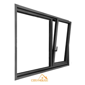 Custom Design Eco Friendly Heat Resistant Insulated windows Security Fire Rated Weatherproof Tilt and Turn windows for Apartment
