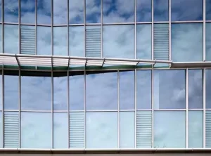 Modern Style Fixed Window Glass for Large Buildings High Quality Inlaid Door Exteriors-for Villas Aluminium Steel Curtain Walls