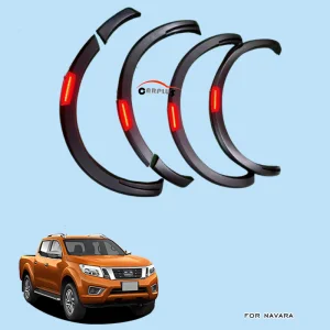 Auto Wheel Arch Fender Flare Mud Flap for Navara Np300 Frontier 2015-2019 3 Inch Fender Flare Car Body Kit Accessory