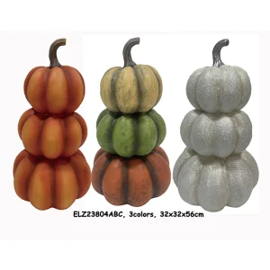 High-Quality Resin Arts & Craft Halloween Pumpkin Tiers decorations statues figurines Manufacturer, Exporters