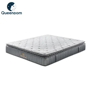 12 14 Inch Memory Foam Natural Latex Compressed Sleeping Bed Pocket Spring Comfort Mattress with Rolled Packing in a Box for Domitory Apartment Hotel Furniture
