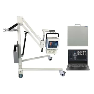 5kw Medical Mobile Digital Radiography X Ray System Portable Dr X-ray Machine for Veterinary and Human