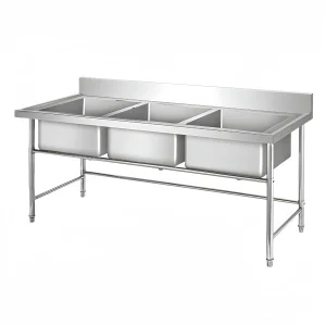 Factory Price Sale Premium Quality 3 Compartment Sink Table