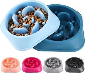 Portable Leak-Proof Slow Feeder Dog Bowl