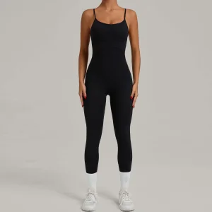 Ladies Women Wholesale Modest Cotton One Piece Gym Wear