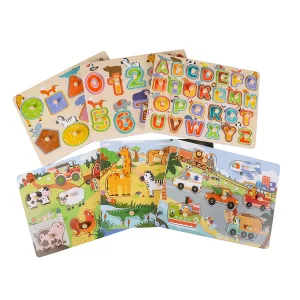 Wooden Animal Jigsaw Puzzle Toy