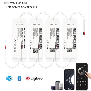 C300 IP68 Waterproof PWM Dimmer DC12-24V 2.4G WIFI Zigbee Sync Tuya Smart APP Remote Swimming Pool Light Controller
