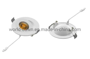 Round Shape LED Ceiling Lights 7W Gimbal Lighting Recessed LED Panel Light