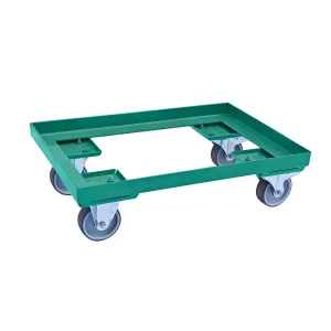 Metal Logistics Cargo Cart Warehouse Transport Base Plate Dolly