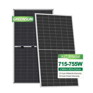 High Efficiency Bifacial HJT Solar Panels