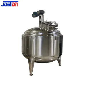 Joston Hot Selling Automatic Blender Eye Drop Double Jacketed Preparation Mixing Tank Chemical Storage Equipment