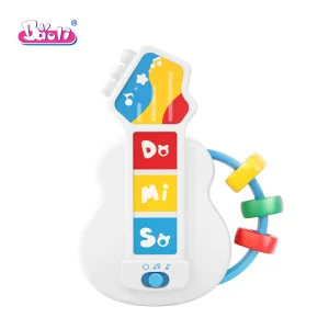Brinquedo Interativo de Guitarra para Bebês com Música para Brincadeira Desenvolvimental