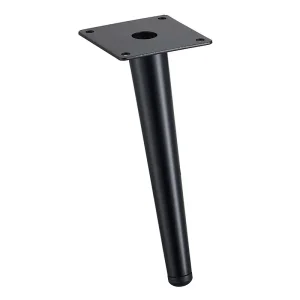 High-Quality Daxinghong Hardware Furniture Leg Frame Manufacturer Black Iron metal inclined cone Tube iron table legs B301010 Companies, Products