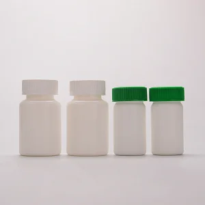 Medicine 75ml 100ml HDPE PCR Healthy OEM White High Quantity Medical Plastic Empty Vitamin Pill Capsule Bottle With CRC Cap
