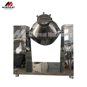 Pharmaceutical Dry Powder Mixing Machine Double Cone Mixer for Herbal Blending