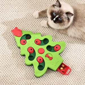 Pet Dog Christmas Tree Puzzle Toy