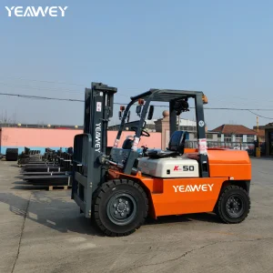 4ton K5ton New Diesel 3 Ton Automated Manual Diesel Forklift with Pneumatic Tire