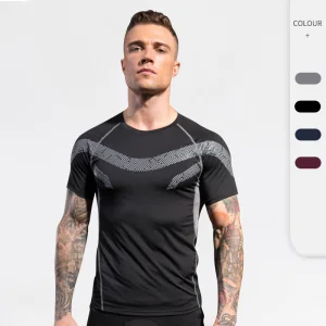Camiseta fitness deportiva hombre