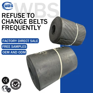 Heavy Duty EP300/2 Flat Leather Conveyor Belt