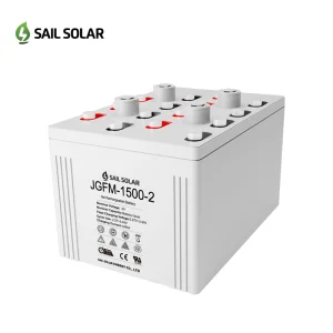 Customizable Deep Cycle Gel Battery 2V1500ah 2000ah 2500ah Emergency Backup Battery