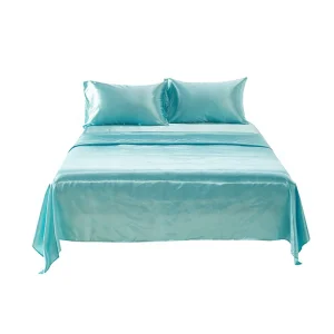 Wholesale Imitate Silk Bedding Set Fitted Sheet Set