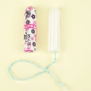 Aplicador de plástico de tampones de perlas para mujeres de algodón orgánico tampón