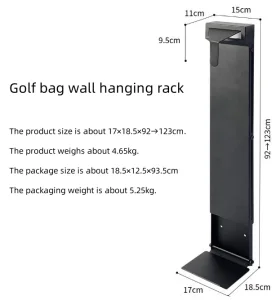 New Golf Bag Wall Mount Golf Bag Storage Rack