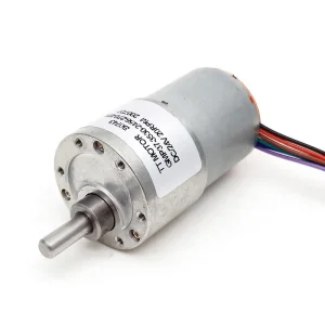 6V 12V 24V Permanent Magnet Motor with Gearbox 37mm High Speed GM37-3530 Electric Gear Motor with Optional Encoder