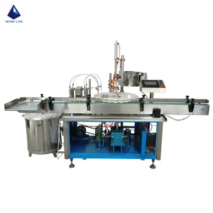 Automatic Spray Plastic Glass Bottle Dropper Peristaltic Pump Daily Chemical Vial Filler Eye Drops Liquid Filling and Capping Machine