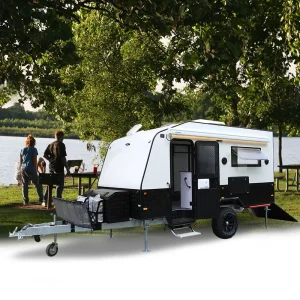 2022 New Style Toy Hauler Travel Trailer Caravan for Motorcycle