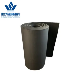 3/4" Thickness Self-Adhesive Rubber Foam Insulation Sheet with Aluminum Foil Rubber Foam Insulation Material