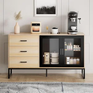 Stylish Solid Wood Sideboard for Modern Dining Room Decor